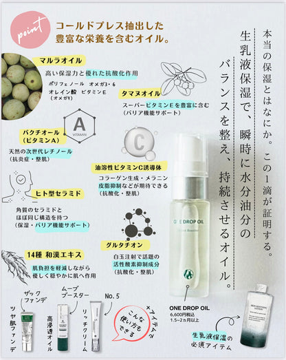 保湿オイル｜ワンドロップオイル